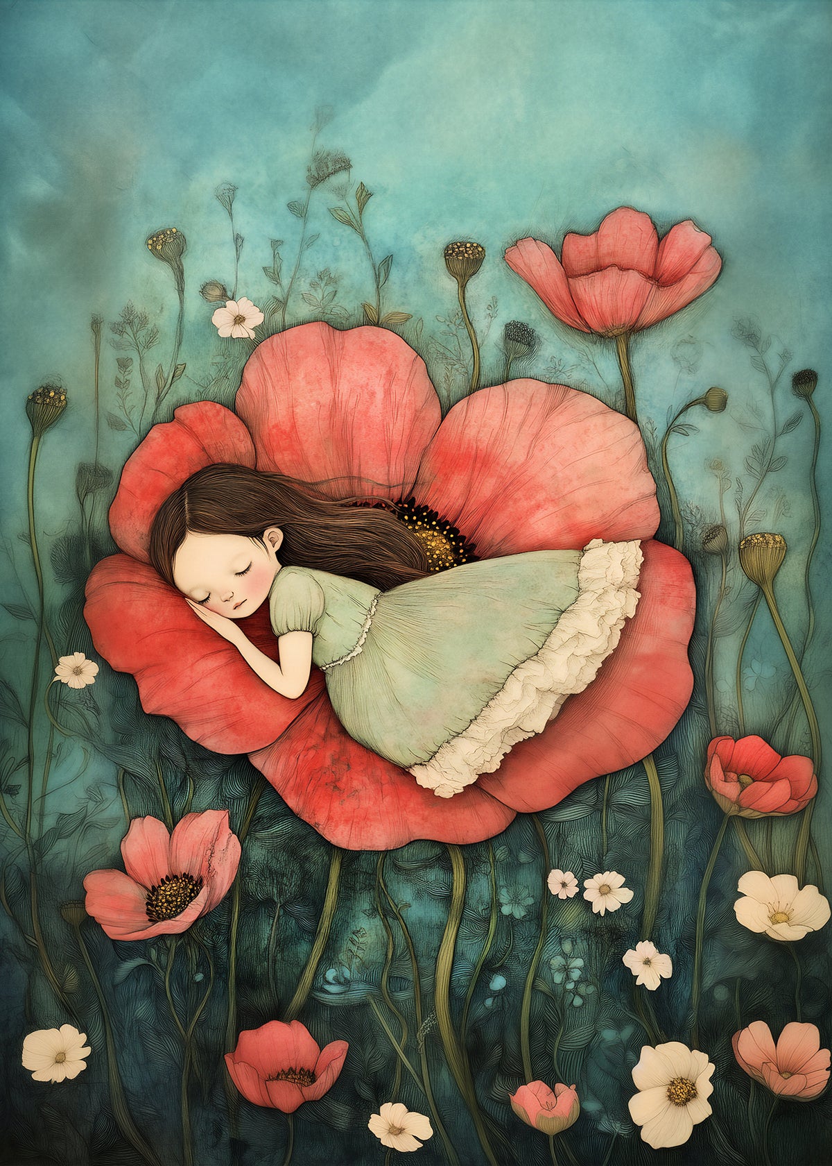 Sleeping in Poppies